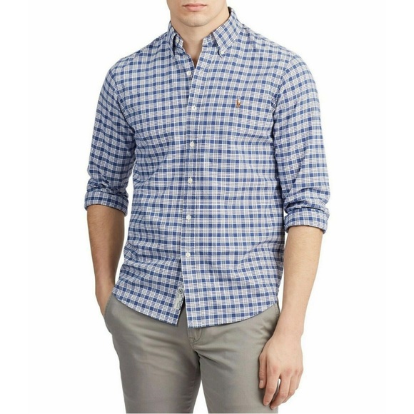 RALPH LAUREN • Men’s Classic Fit Button Down Collared Shirt - Picture 3 of 4